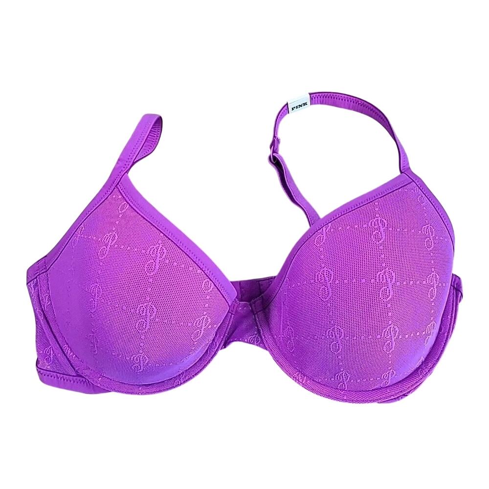 Victoria’s Secret PINK Super Push Up Bra Berry Bliss 36C NWT